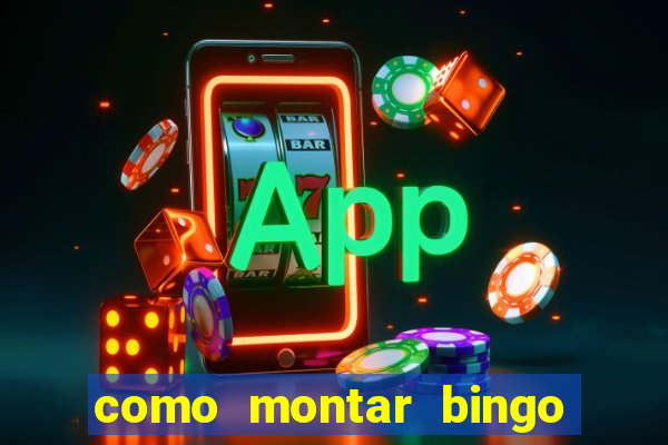 como montar bingo brinquedos toia